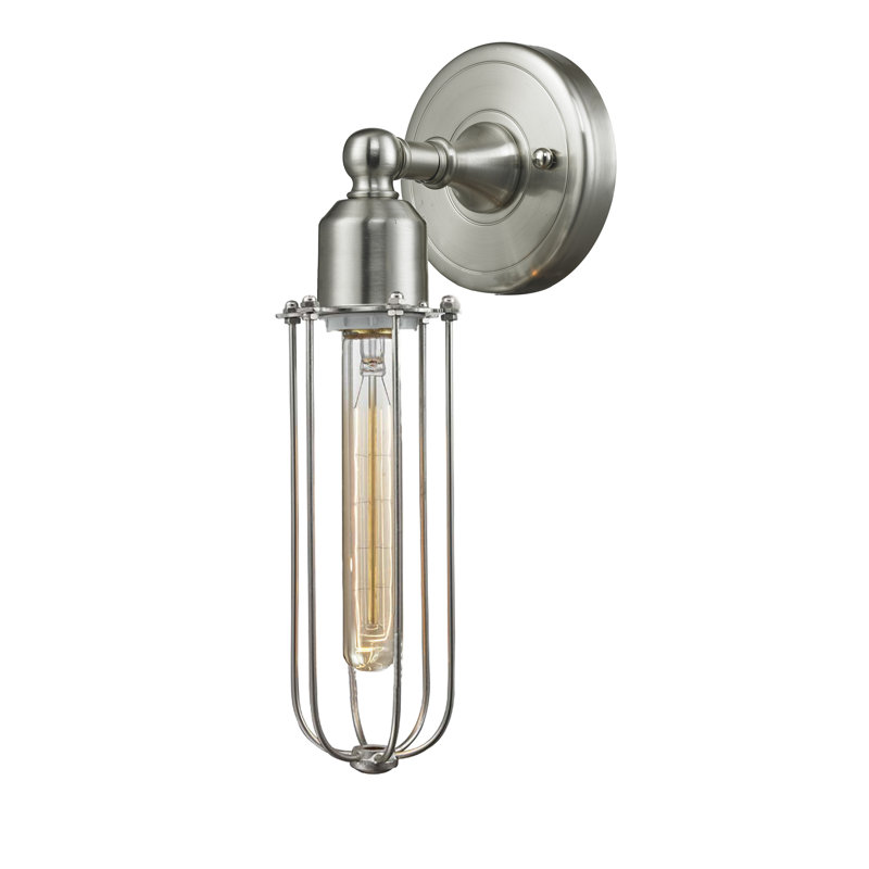Applique murale articulée à 1 lumière Ruvalcaba, Nickel satiné brossé