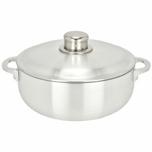 Xl Large Aluminum Pot With Glass Lid