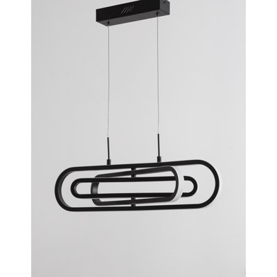 3 - Light LED Geometric Pendant