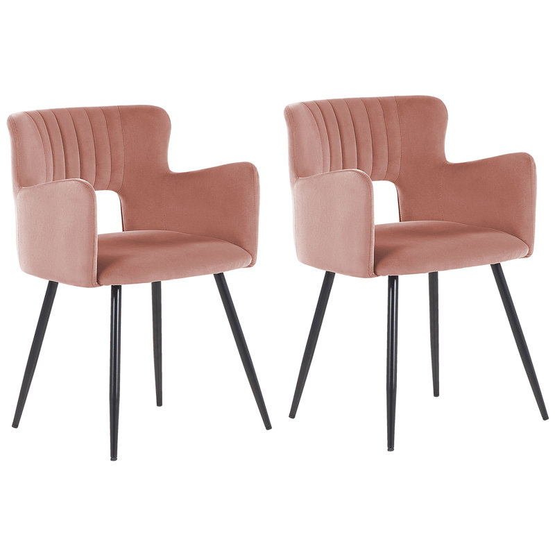 Kirssy Upholstered Dining Chair, Pink