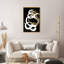 Formas Inverse Gold par Oliver Gal - peinture sur toile-71079345-71079351