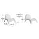 Ameswood 25.2'' Outdoor Chaise Lounge Set with Table