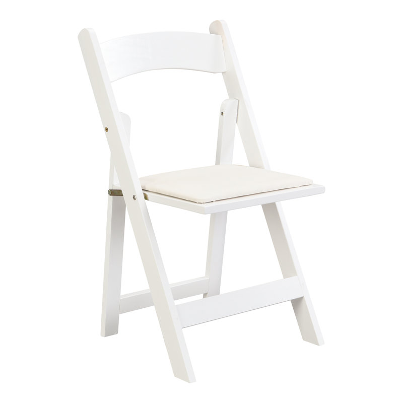 Chaise pliante rembourrée