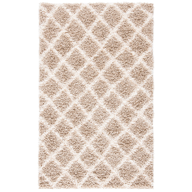 Skyleen Shag Performance Geometric Rug, Rectangle 3' x 5'