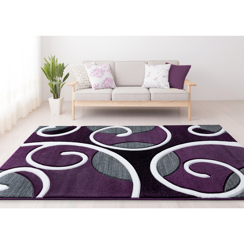 Tapis mauve Zabala, Tapis de passage : 2 pi 7 po x 7 pi 4 po