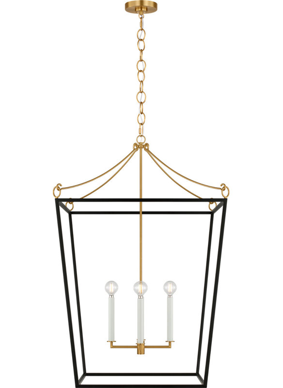 Carlyle Lantern, 102.75" H x 24.38" W  x 24.38" D, Midnight Black, 4