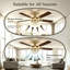 Ventilateur de plafond en cristal moderne de 52 pouces avec lumières, télécommande, installation facile, câble de sécurité, température de 3 couleurs et fonction de mémoire-117169696-117170143
