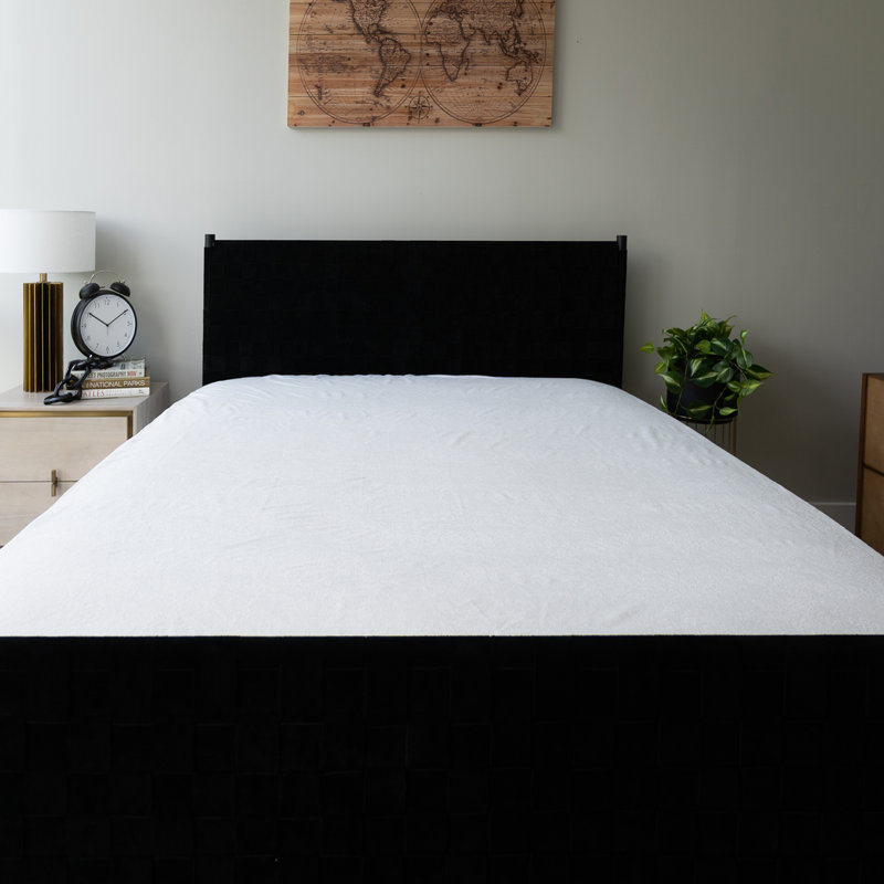 Full Size White Terry Cloth Waterproof Mattress Protector
