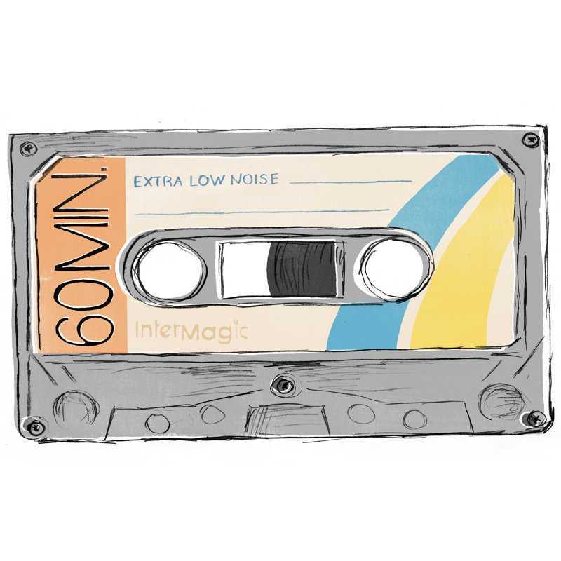 Mix Tape IV, H 24 po x l 36 po x P 1,25 po