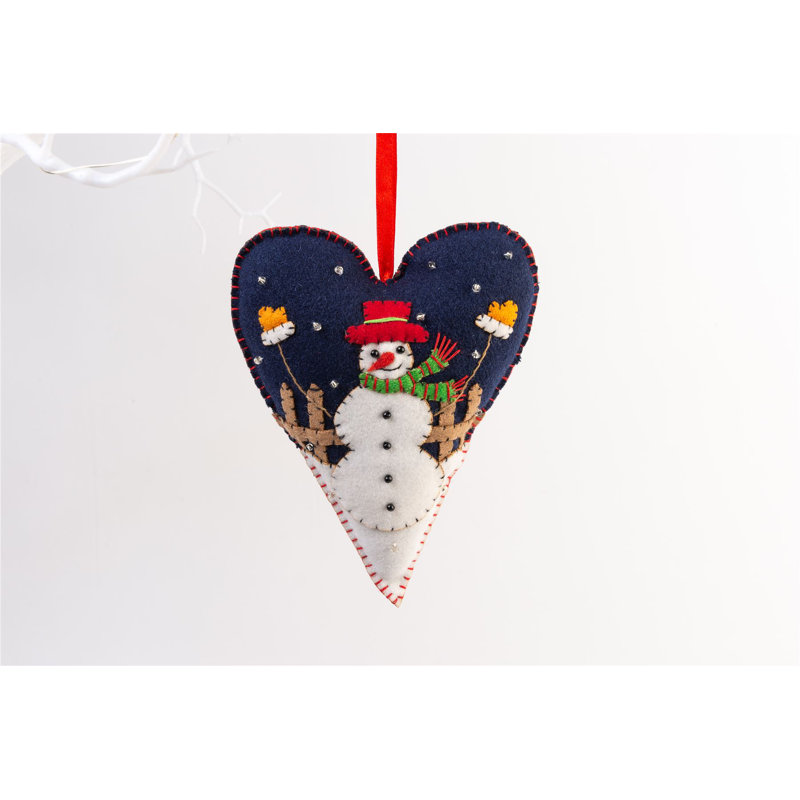 5cm Handmade Fabric People Holiday Shaped Ornament