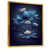 Toile avec cadre flottant or