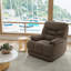 Fauteuil inclinable et pivotant en terre de l'Alaska-449463880