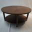 Solid Wood Oval Coffee Table-1347109654