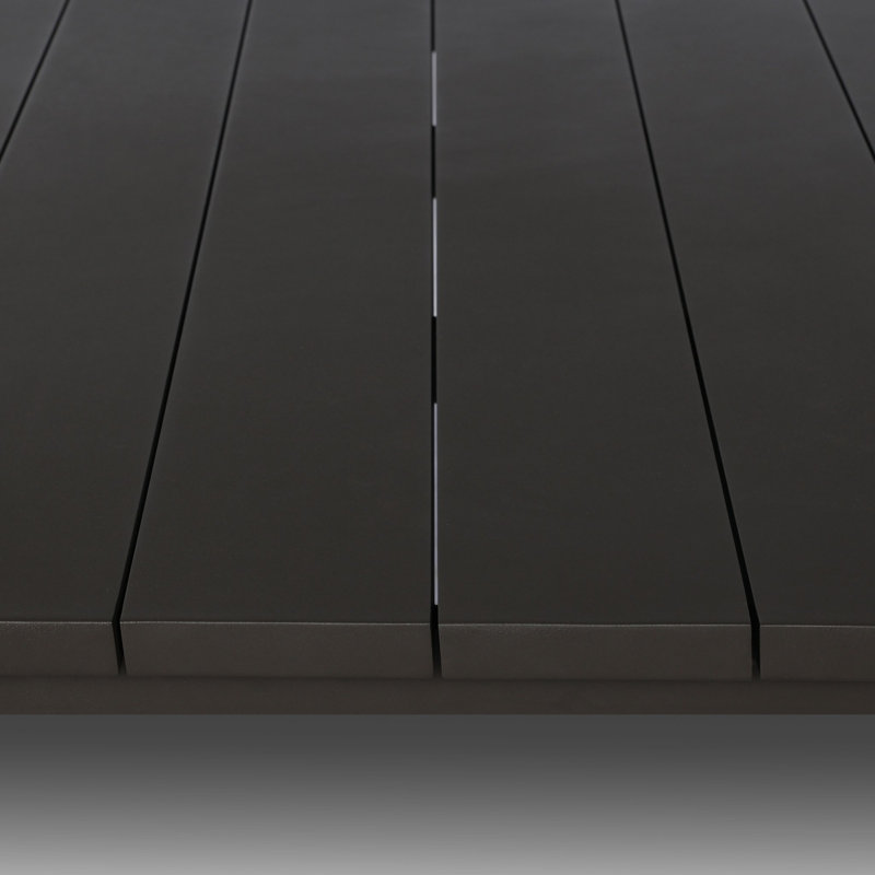 Soho Outdoor Metal Dining Table 86"-Bronze, Bronze