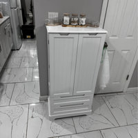 Elinna 48.4 Kitchen Pantry Winston Porter Finish: White