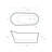 Sublime 67" Single Slipper Freestanding Bathtub