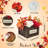 Rustic Fall Floral Centerpiece With White Roses & Berries