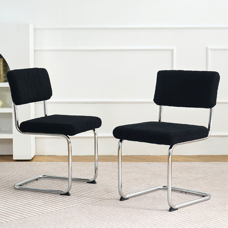 Tabouret de comptoir 20,1 po, Argent, Noir