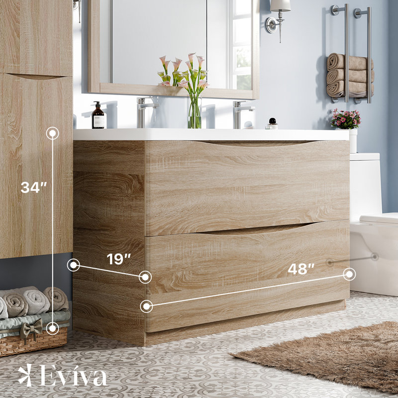 Ensemble de meuble-lavabo double 48 po Firkins