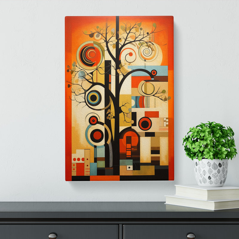 Oak Tree Constructivism No.4 - Print, 50cm H x 35cm W x 3cm D