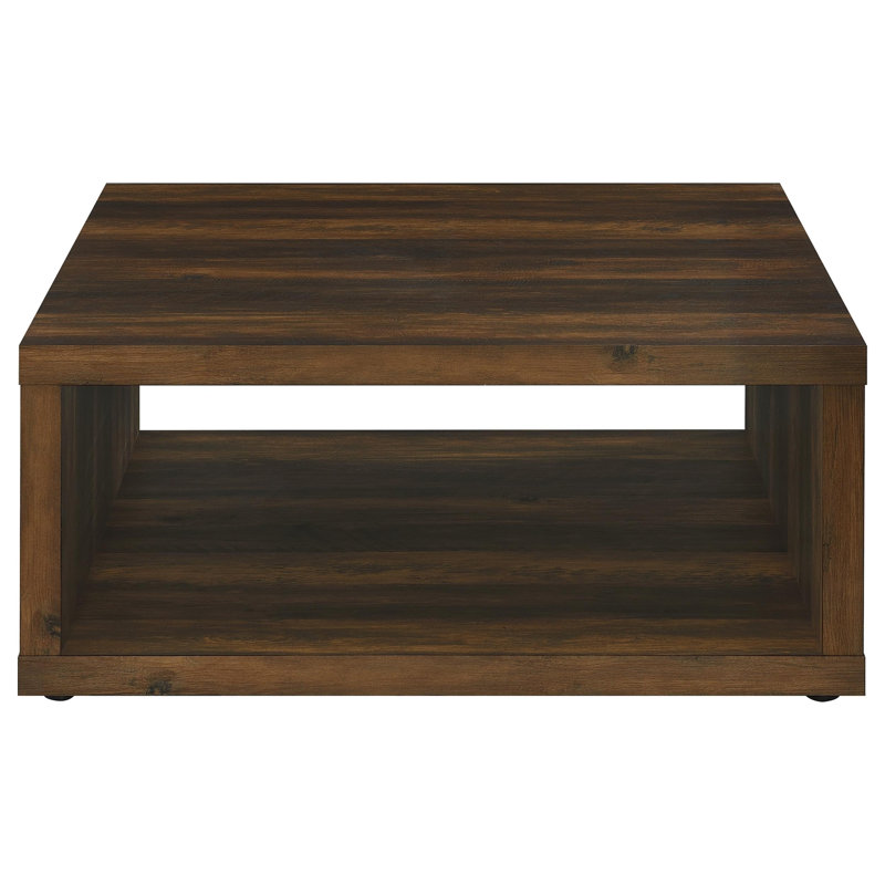 Square Engineered Wood Coffee Table, Brown