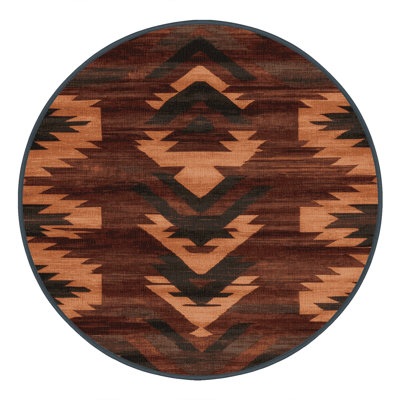 Machine Washable Persian Black Area Rug
