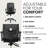 HON Crio High-Back Task Chair, Fabric, Asynchronous Control, Black