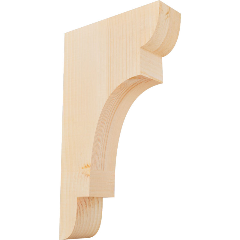 New Brighton Corbel, H 20 po x l 3,5 po x P 12 po, Sapin de Douglas, Lisse