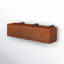 Jardinière en acier Corten-20569371