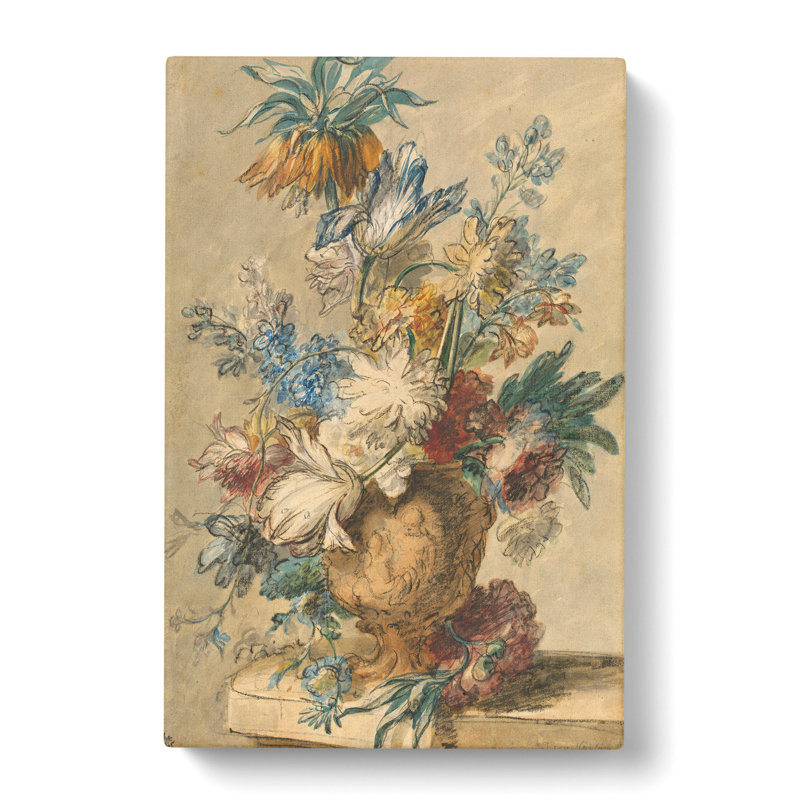 Still Life With Flowers Vol.6 by Jan Van Huysum - Wrapped Canvas Painting, 50cm H x 35cm W x 3cm D