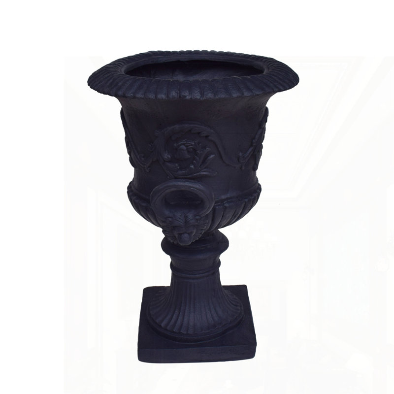 MGO GARDEN URN PLANTER, Black