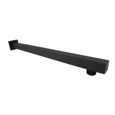 Kingston Brass Shower Scape 15-3/4-Inch Rain Drop Square Shower Arm with Square Flange