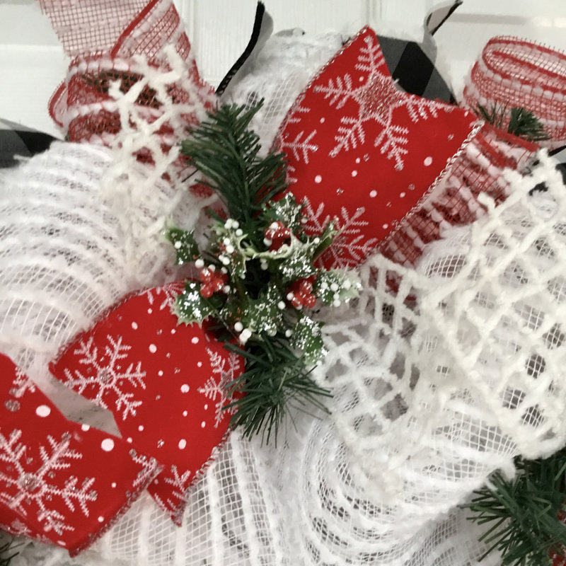 Couronne de Noël avec chapelle