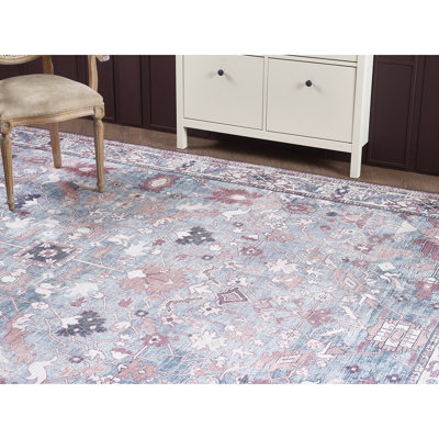 Zehorit Machine Washable Vintage Area Rug For Living Room, Hallway Runner, Entryway Rug