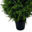Artificial Cedar Cypress Confier Trees 150 cm H Faux Boxwood Topiary Plant in Plastic Pot Liner
