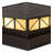 22" Square Durrant Pier Mount