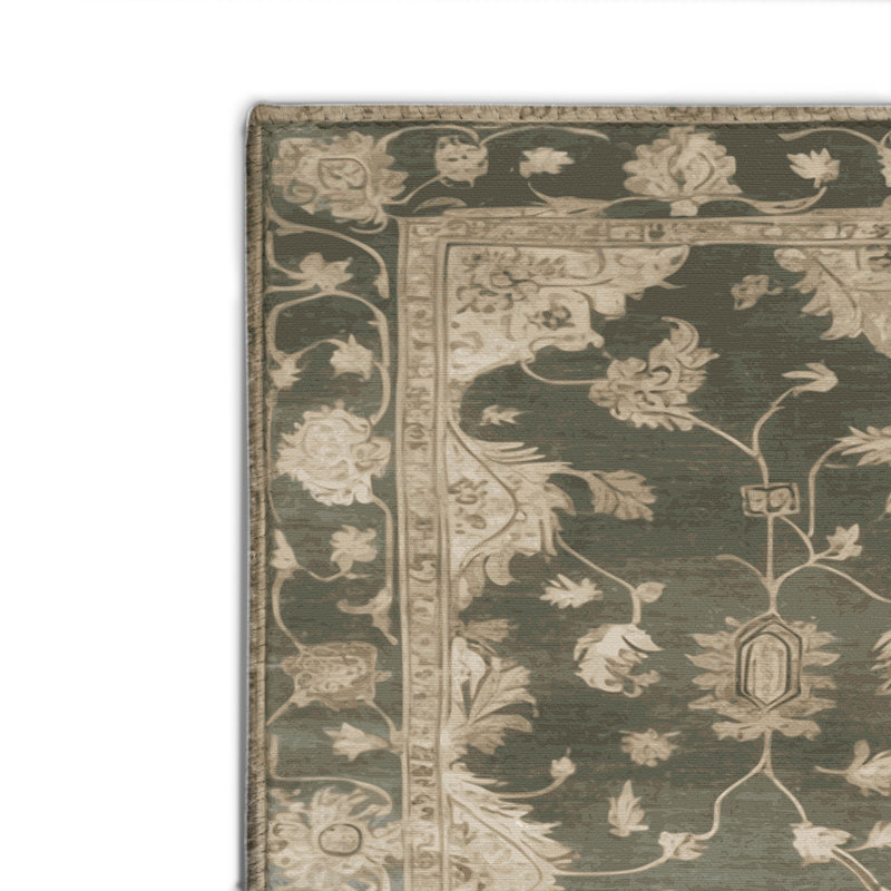 Tapis intérieur et extérieur brun Overdyed, Rectangulaire 2 pi x 3 pi