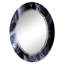 Vagues de marbre noir et blanc - miroir mural moderne-1435008429