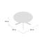Adda Cross Legs Coffee Table-40041370