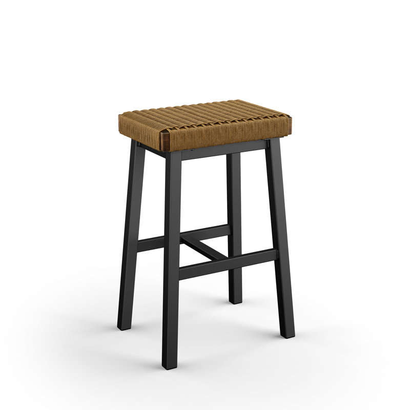Tabouret Ingowart, Tabouret de bar (siège d'une hauteur de 30,63 po), Noir