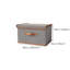 Ensemble de 3 bacs de rangement, paniers de rangement, 3 cubes pliables avec couvercles, organisateur de bacs en tissu, boîtes pliantes pour chambre de bébé, garde-robe, chambre à coucher, maison-390753156