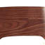 Tabouret de bar pivotant à dossier en bois cintré Bentwood