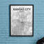 Kansas City Map - No Frame Print-1647725994
