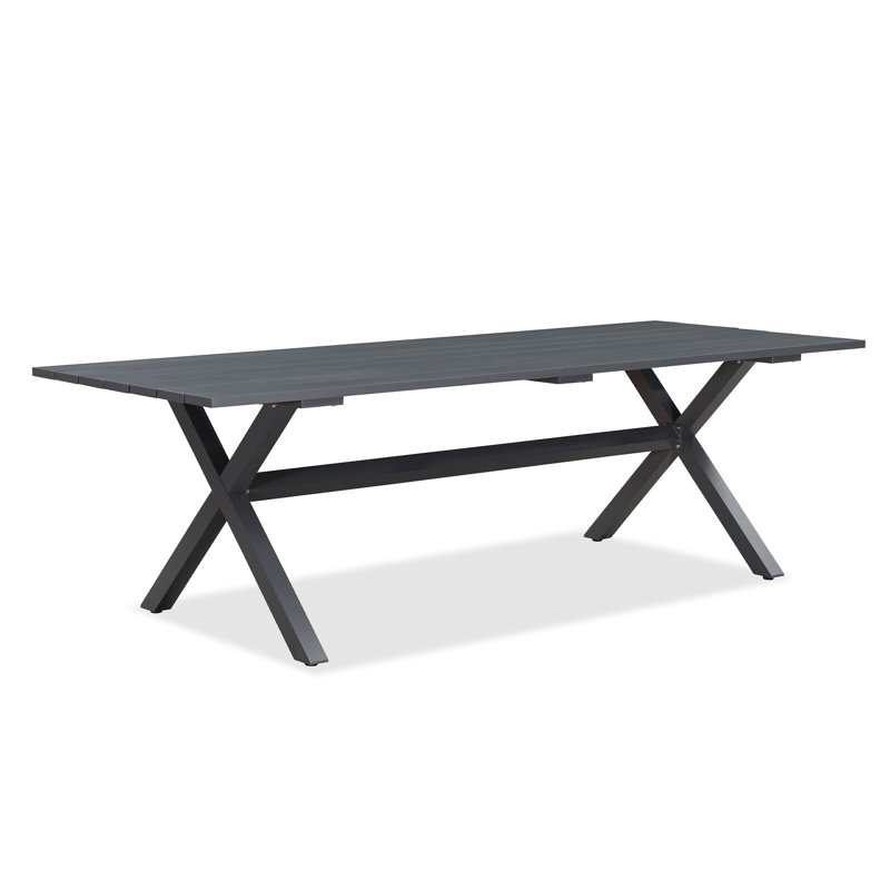 Latitude Run® Rectangular Outdoor Dining Table, 29.13"H x 98.42"L x 38.58"W