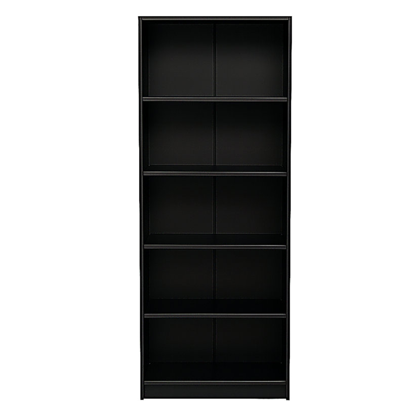 5-Tier Bookshelves Storage Cabinet, Black
