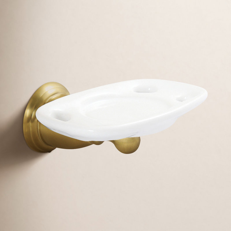 Porte-brosse à dents et porte-gobelet Kingston Brass Heritage, Laiton brossé