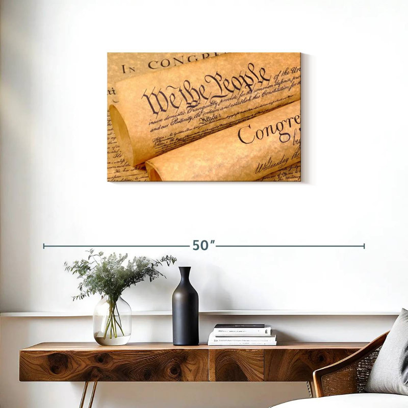 Keiri Declaration Of Independence Documents, 20" H x 30" W