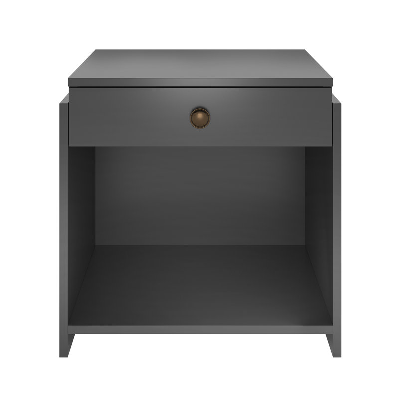 Boyd Sleep Sydney Single Drawer Nightstand, Black