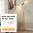 Industrial Floor Lamp, Modern Standing Lamp With 6w Led Bulb, Adjustable Lampshade, Foot Switch, Metal Gooseneck Reading Tall Floor Lamps For Living Room, Bedroom, Office-879320945