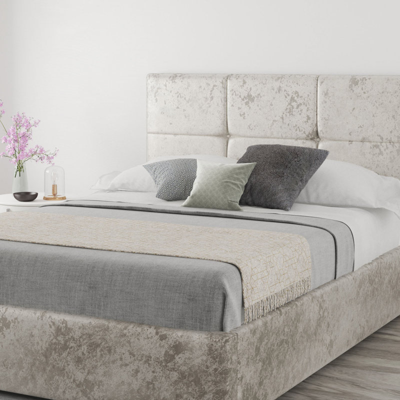 Kellen Upholstered Headboard, Single (3'), Velvet Pearl